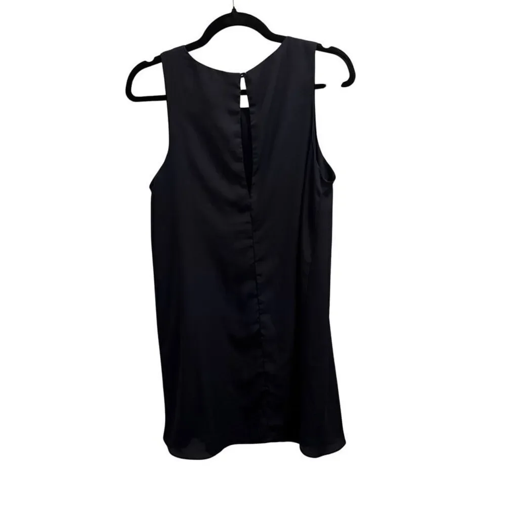 Sans Souci navy shift sheath dress size large